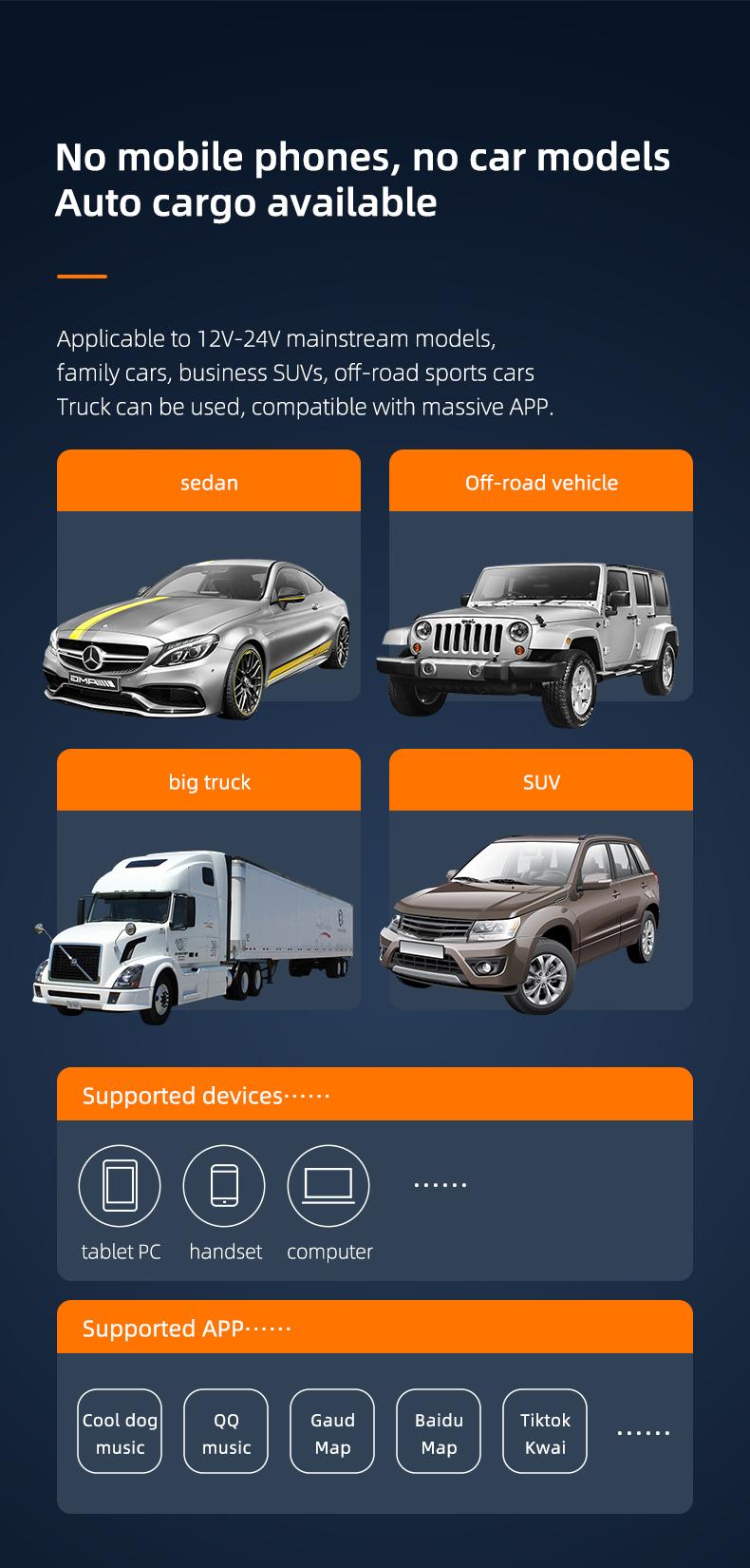 Wireless Bluetooth Car Adapter Bluetooth 5.3 FM Transmitter AUX Radio Receiver MP3 Player Handsfree Call Type-C USB  Car charger