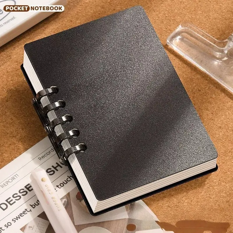 Mini Coil Notebook, 160 Pages Thick Waterproof Journal, Erasable Word Book for Students, Portable Pocket Memo Pad, Detachable Travel Diary, Reusable Notebook, Durable Notebook