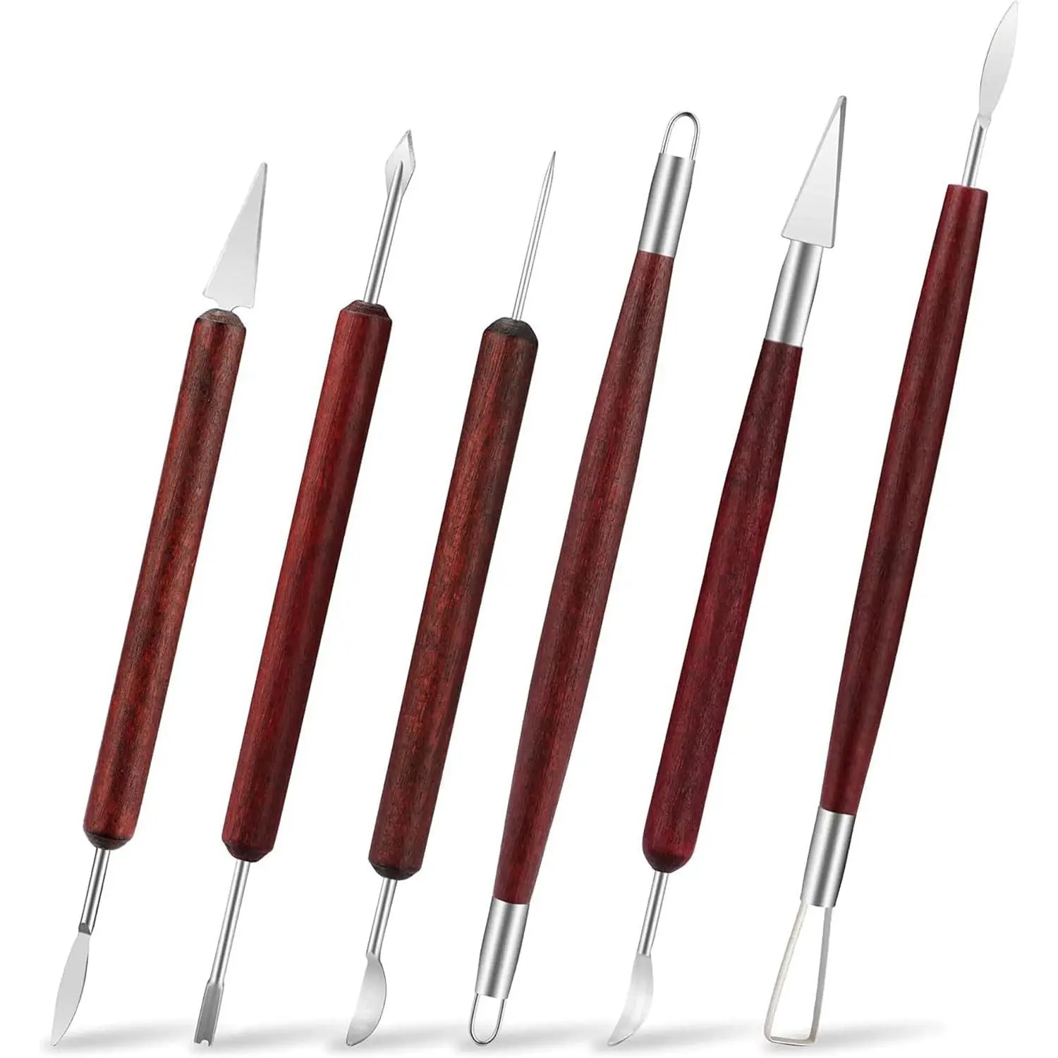 6-Piece Clay Sculpting Tools Set Perfect for Polymer Air Dry Modeling Clay Beginners & Professionals Ideal for DIY Pottery & Ceramics Tools for Clay Sculpting & Craftingfidget toys