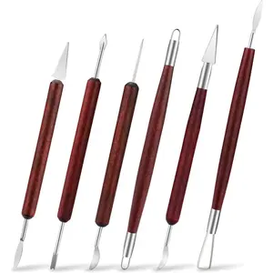 6-Piece Clay Sculpting Tools Set Perfect for Polymer Air Dry Modeling Clay Beginners & Professionals Ideal for DIY Pottery & Ceramics Tools for Clay Sculpting & Craftingfidget toys