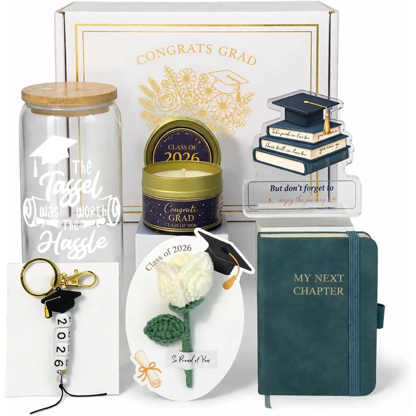 2026 Graduation Gifts, College High School Graduation Gift for Him Her Girls, Grad Gifts Class of 2026 Graduation Gift Box