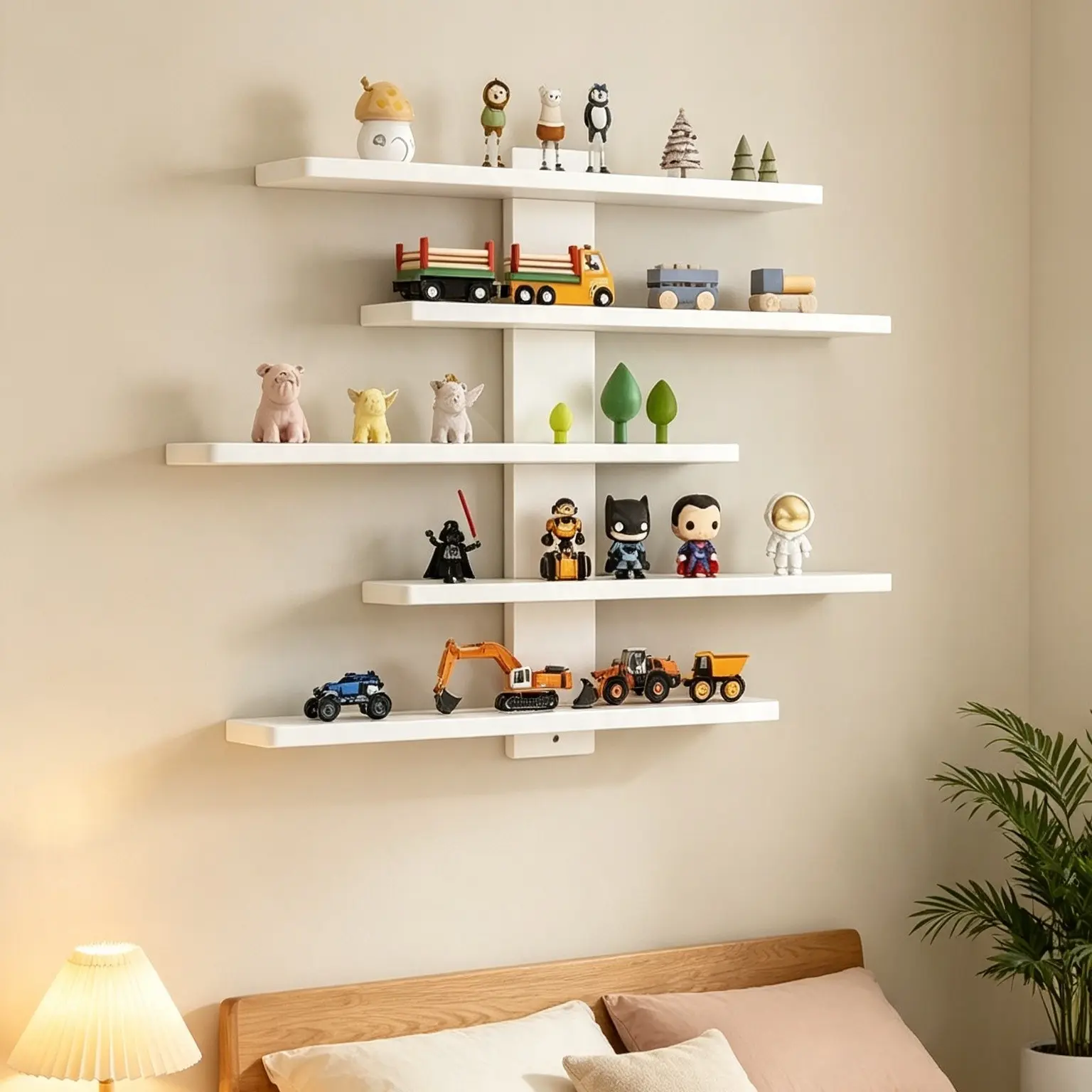 Wall-Mounted Blind Box Storage Shelf, No Drilling Handheld Figure Rack, Multi-Layer Wall Display Stand, Home Organization Solution