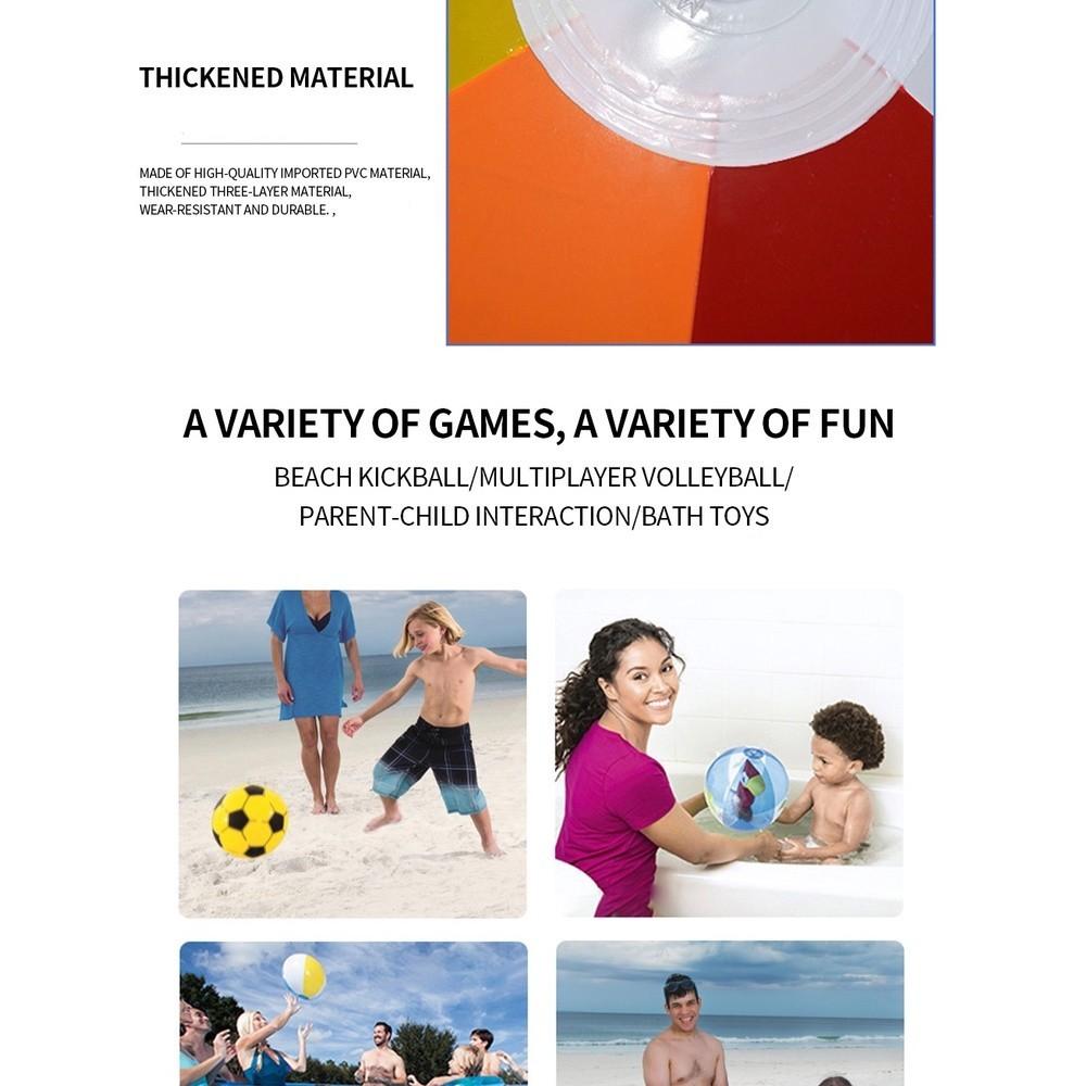 ShipBeach Ball Thick Durable For Pool Party Outdoor Games Sports Inflatable Toys