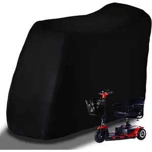 420D Waterproof Wheelchair Cover for Storage, Mobility Scooter Storage Cover, Mobility Scooter Accessories for All-Weather Outdoor Protection Dust Cover, 55" x 26" x 36"