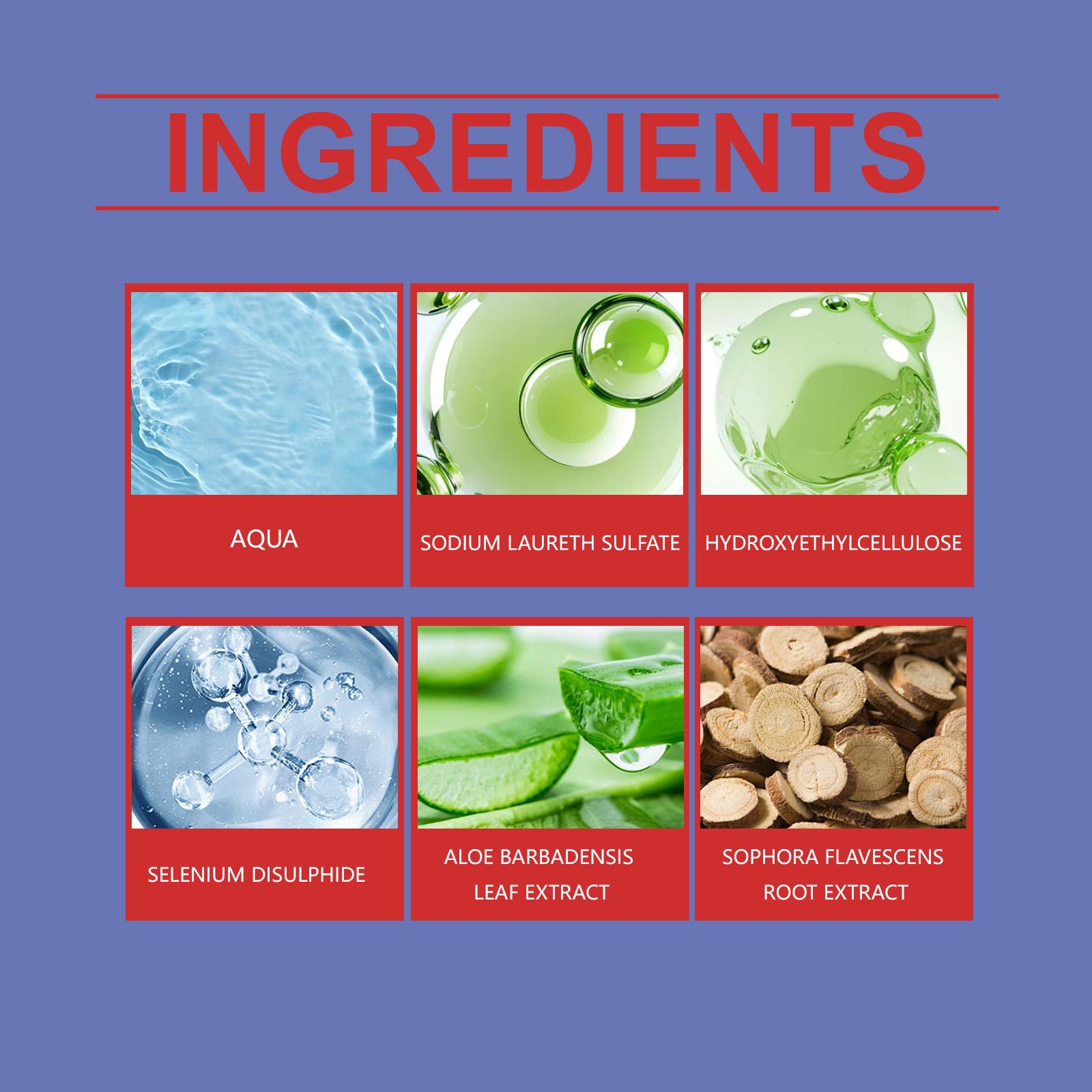 Selenium Disulfide Shampoo | Contains Sophora Flavescens Extract | Eases Scalp Discomfort, Calms Irritation | Mild Lather, Easy to Rinse | Safe for Daily Use, Sensitive Scalp， adios frizz， care h