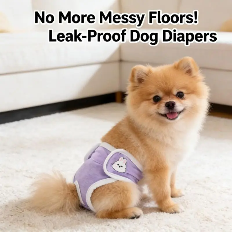 Pet Protective Underwear - Leak-Proof & Breathable Washable Design, Comfort Fit for Dogs & Cats in Heat