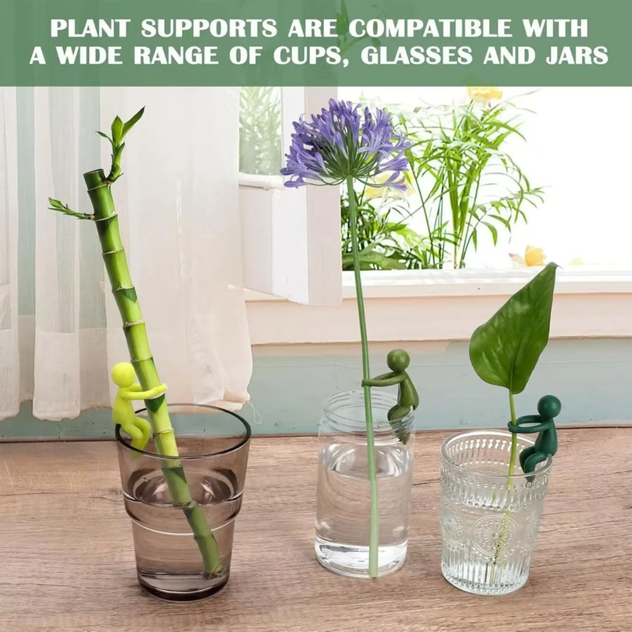 The small figure-shaped hydroponic plant fixed stand supports a variety of plant and green plant decorative stands