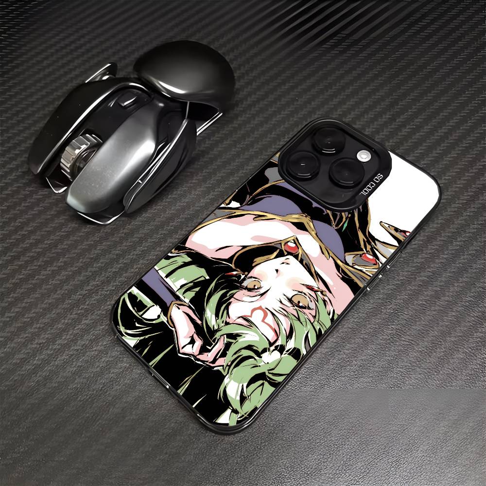 1PC Luxury Comic Code Geass Phone Case For IPhone 17 Air 16 15 14 13 12 11 Pro Max Plus Color Shockproof Back Silver Cove