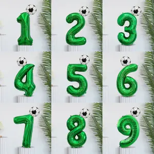 32 Inch Number Soccer Ball Balloon Kit for Birthday Decorations, Party Balloons, Easter Gifts, Perfect for Celebrations