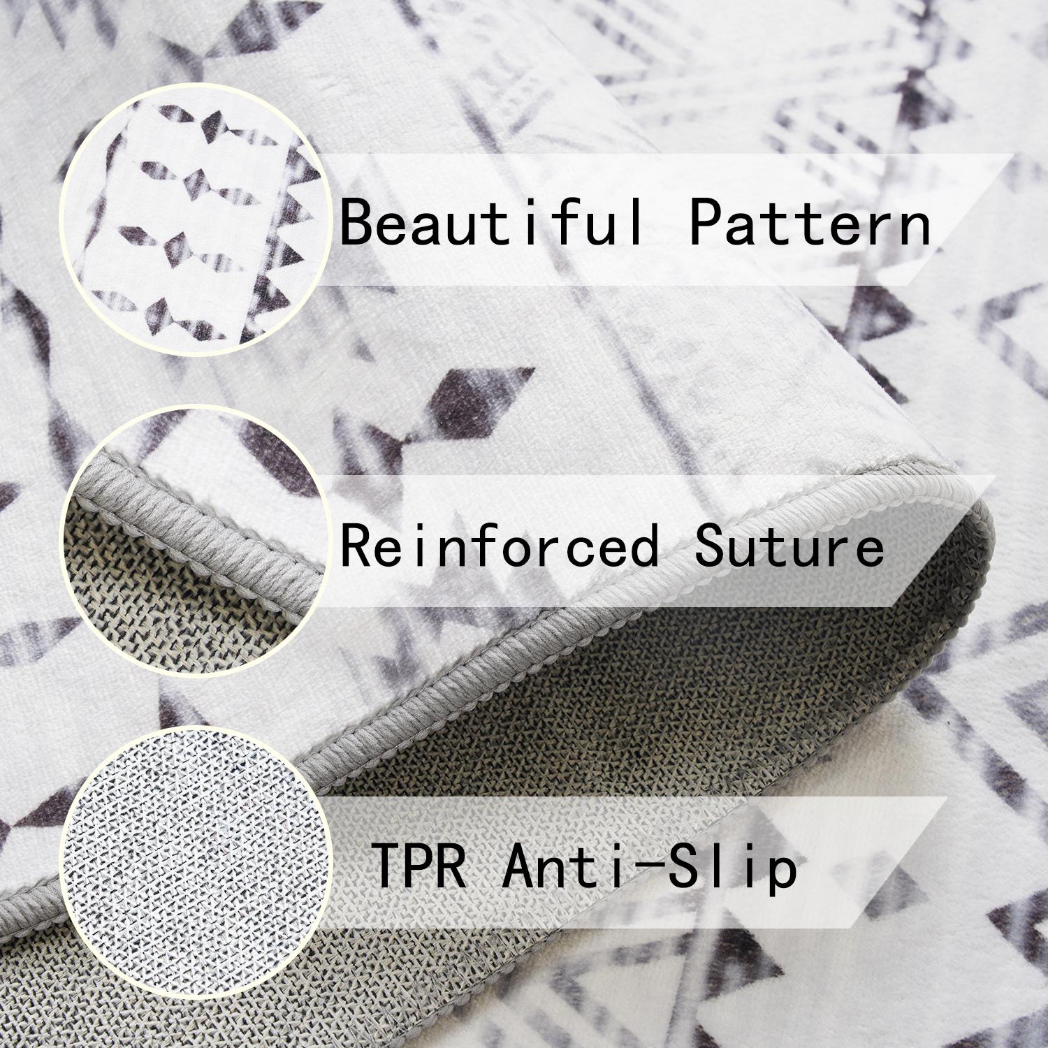 8x10ft Soft Retro Area Rug - Machine Washable & Anti-Skid! Perfect Home Decor + Gift 8x10ft Soft Retro Area Rug - Machine Washable & Anti-Skid! Perfect Home Decor + Gift