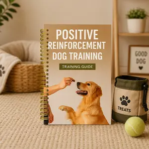 Positive Reinforcement Dog Training Notebook, Pet Training Guide, Record Book for Dogs, Essential Tool for Puppy Owners, Easy-To-Use Design