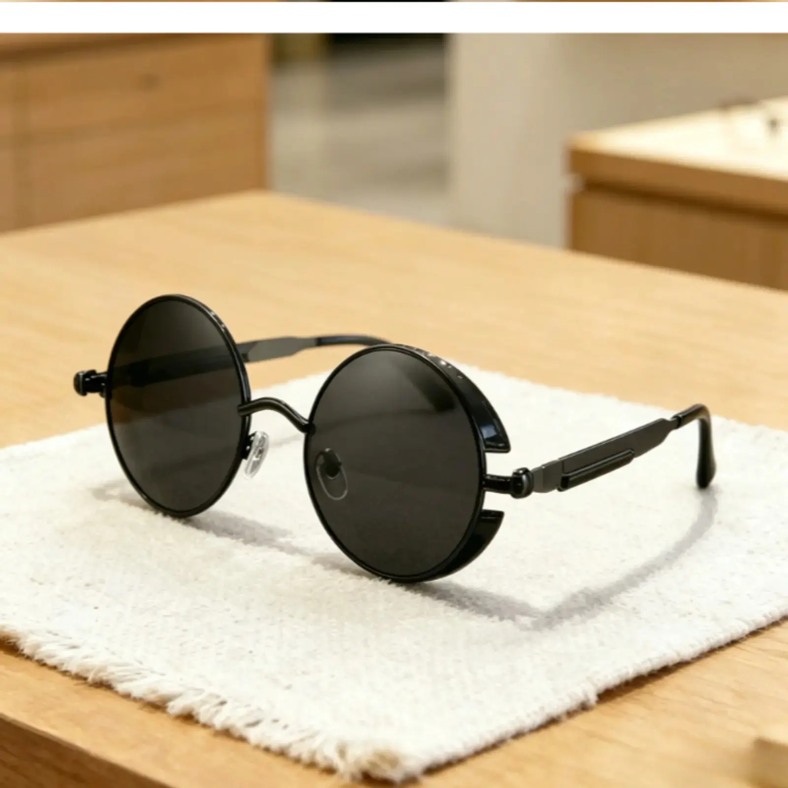 Men's Half-Frame Business Reading Glasses, Anti-Blue Light Anti-Fatigue Metal Frame Eyewear, Comfortable Presbyopic Glasses +1.0 to +4.0 for Office Work & Daily Reading