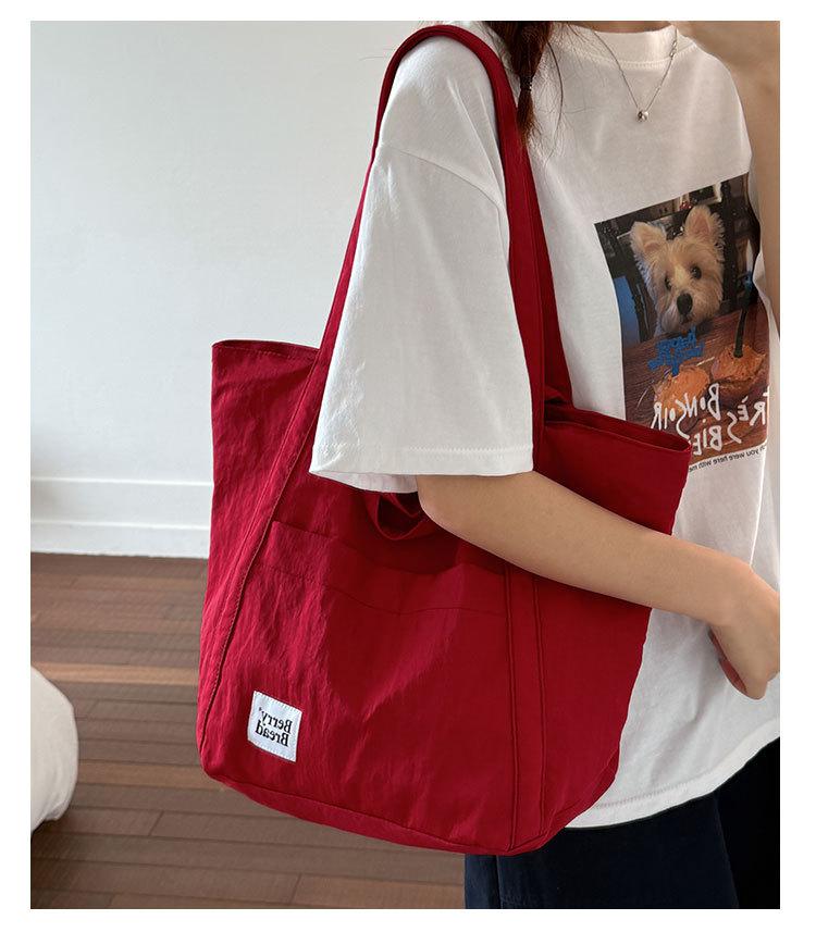 Textured Fashionable Tote Bag Casual and Lightweight Handle Bag Perfect for Shopping and Versatile Across The Shoulder Bag