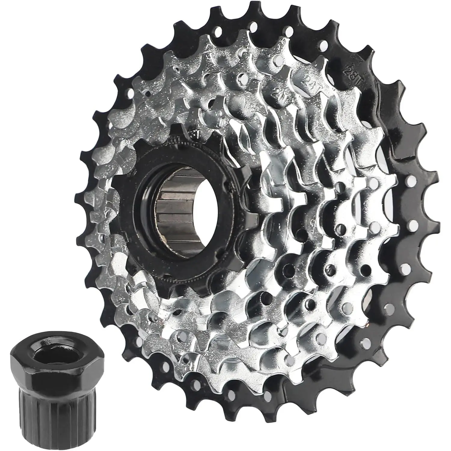 7/8 Speed E- Freewheel 11-28 /11-32  Screw  Multiple Freewheel Threaded Type Freehub