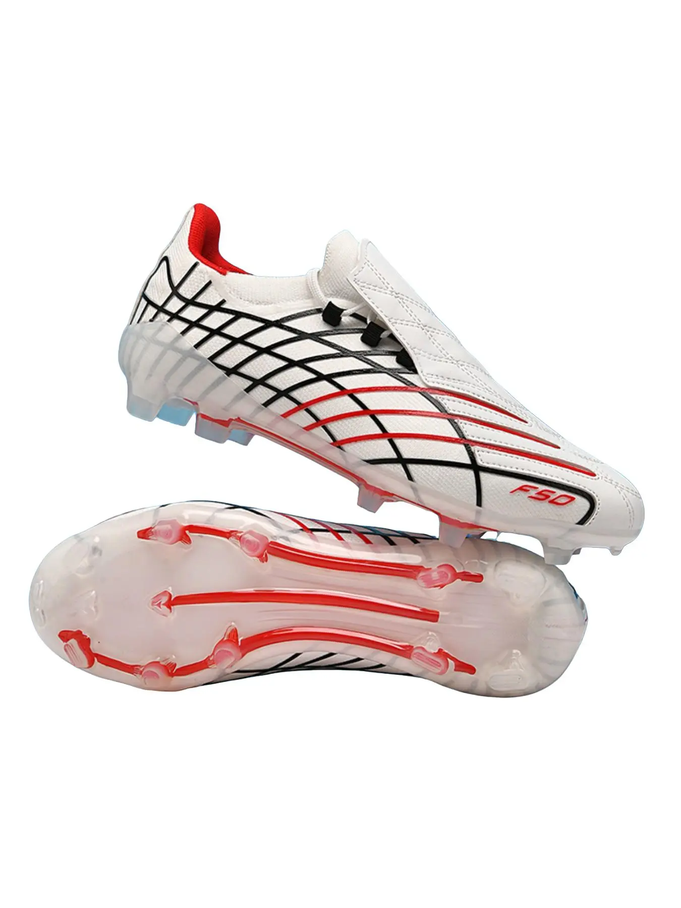 Men's Professional Soccer Shoes, Youth Training Sports Shoes, Outdoor Football Boots, Football Field Boots, Artificial Grass Ag Cleats, Tf Soccer Shoes, Suitable for Students and Adults
