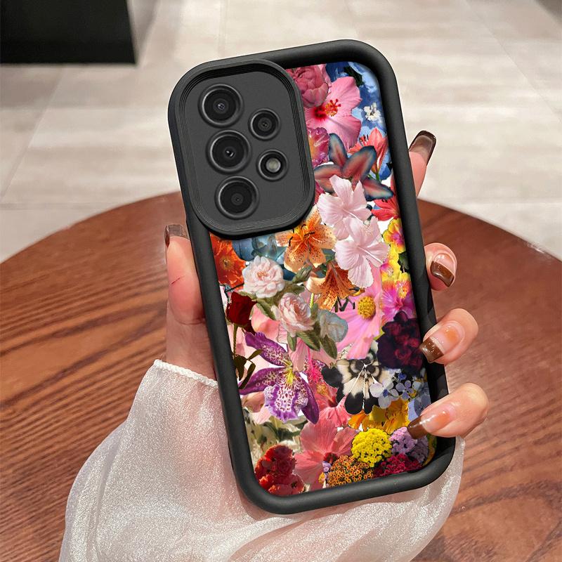 Beautiful Colorful Flower Pattern Phone Case forSamsung Galaxy S26 S25 S24 S23 S22 S21 Fe Plus Ultra A13 A14 A15 A16 A17 A33 A34 A35 A36 A52 A53 A54 Note20