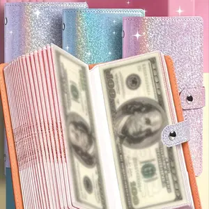 100 Bills Large Capacity Savings Book, Waterproof Stain-Resistant Cash Organizer, Personal Finance Budget Management Ledger
