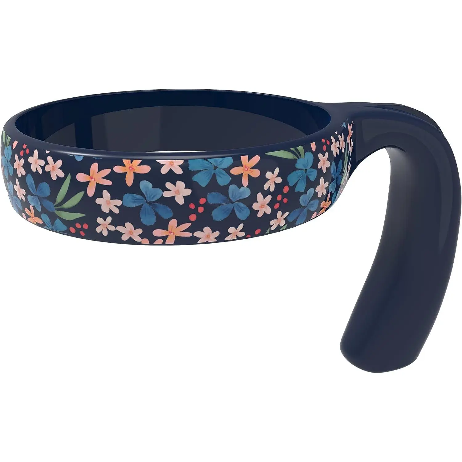 Handle for  30 oz Tumbler, Navy Handle with Floral , 1 Pack