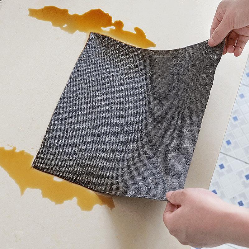 Reusable Kitchen Cleaning Towels Roll, Absorbent Thick Dish Cloths, Home Use Hand-Tear Wipes, Absorbent Washcloths, 12/20/50 Sheets, Durable & Reusable, Super Absorbent Reusable