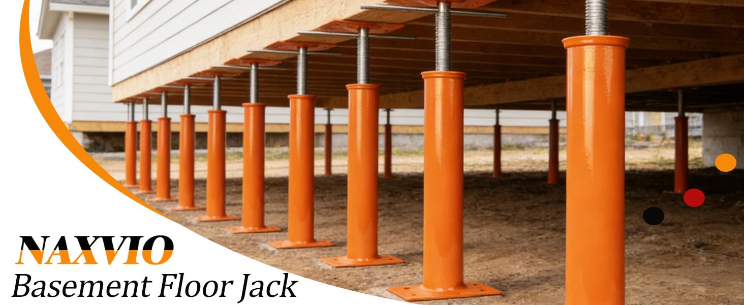 Jacks for Leveling, 15.5"-21" Jack Post Basement Jack, Screw Jack Jacks, Foundation Jack for Leveling Crawlspace