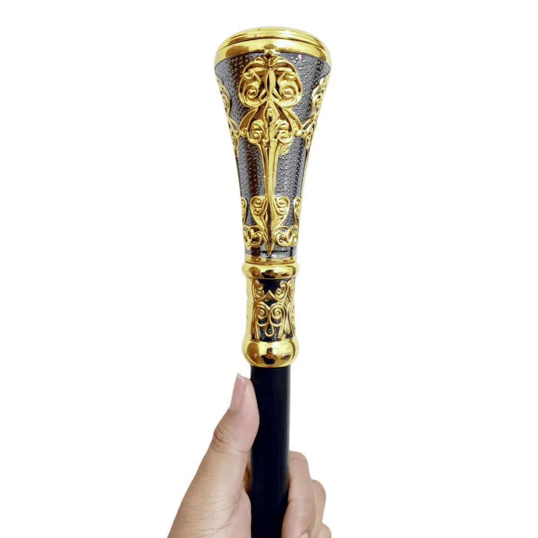 Halloween Staff Alloy Street Gentleman Cane, Punk Decorative Element, Cosplay Party Prop, Stage Play, Escape Room, Script Game