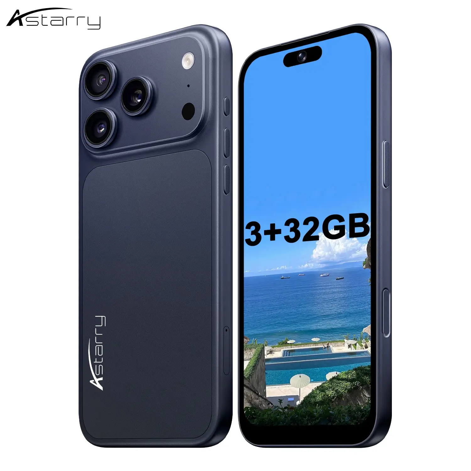 Astarry-17 Pro Max 4g Phone, Mtk6762 Chip, 3gb RAM, 32GB Storage, 6.75-Inch HD Screen, Dual Camera, 4100mah Battery, Android Os