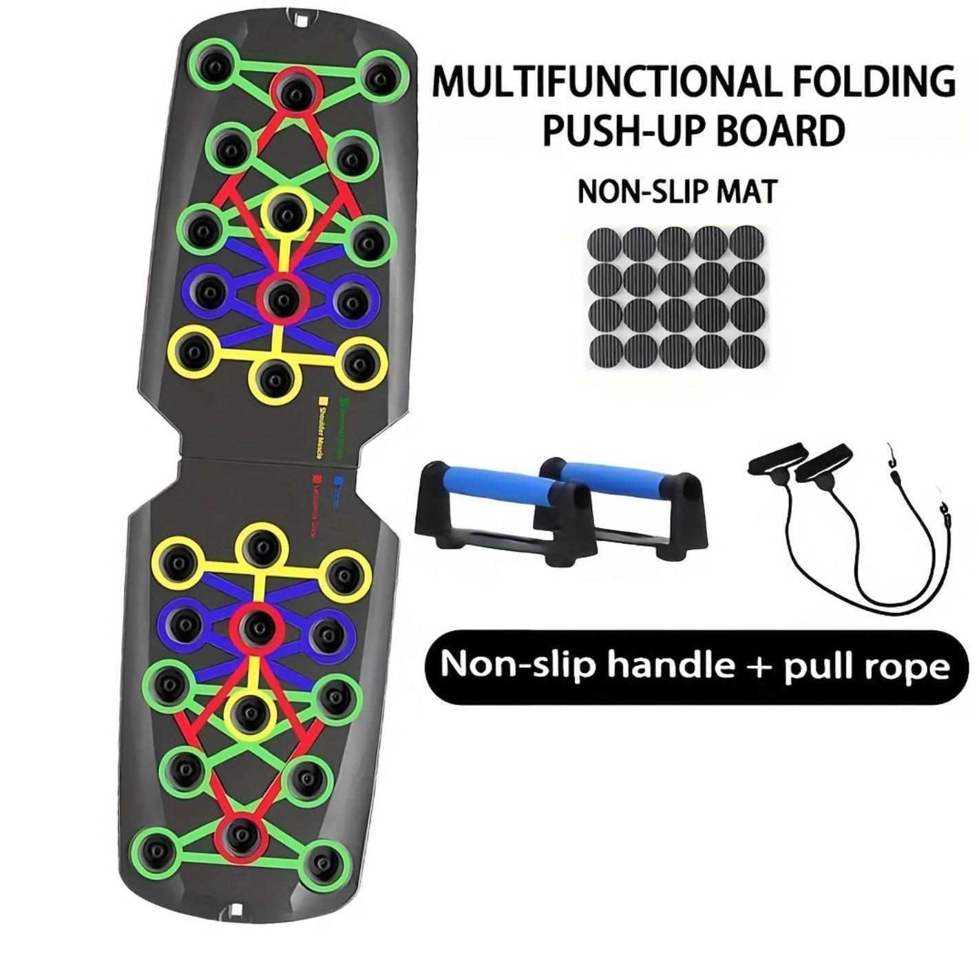 Multifunctional Push Up Board & Pull-Up Bar - Adjustable Home Fitness Set for Chest, Ab & Upper Body Strength Training | Portable Workout Equipment for Men & Women