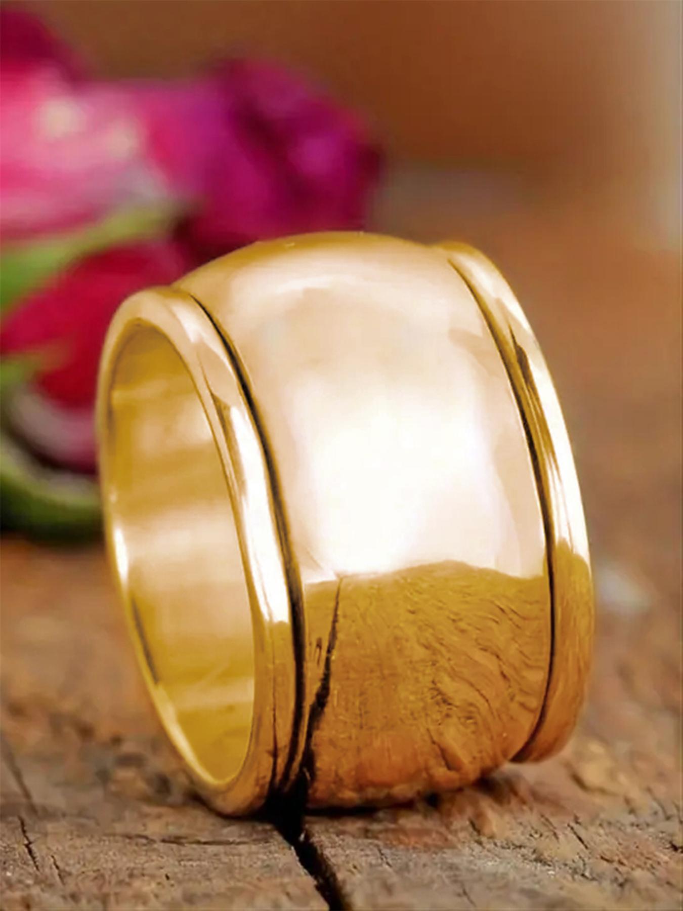 Vintage Simple Ring Fashion Jewelry Accessories for Women, Fashion Jewelry for Party, Daily Clothing Decor, Trendy All-match & Exquisite Jewelry for Birthday Gift