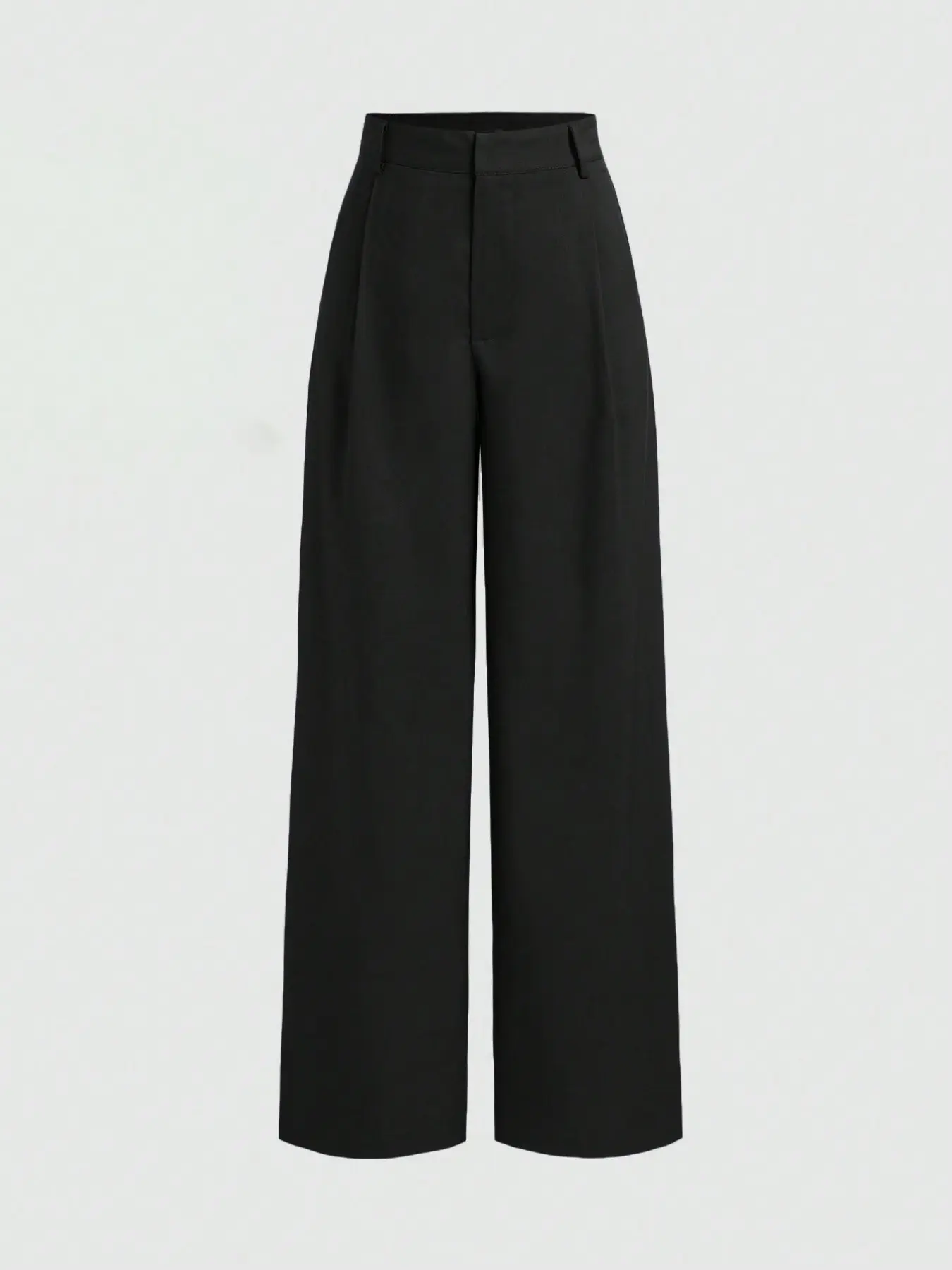 Elegant Tailored Suit Pants Bottoms, New European Style Four-Season Fashion Straight-Leg Casual Wide Leg Pants, Simple Design Long Pants, Basic Trouser