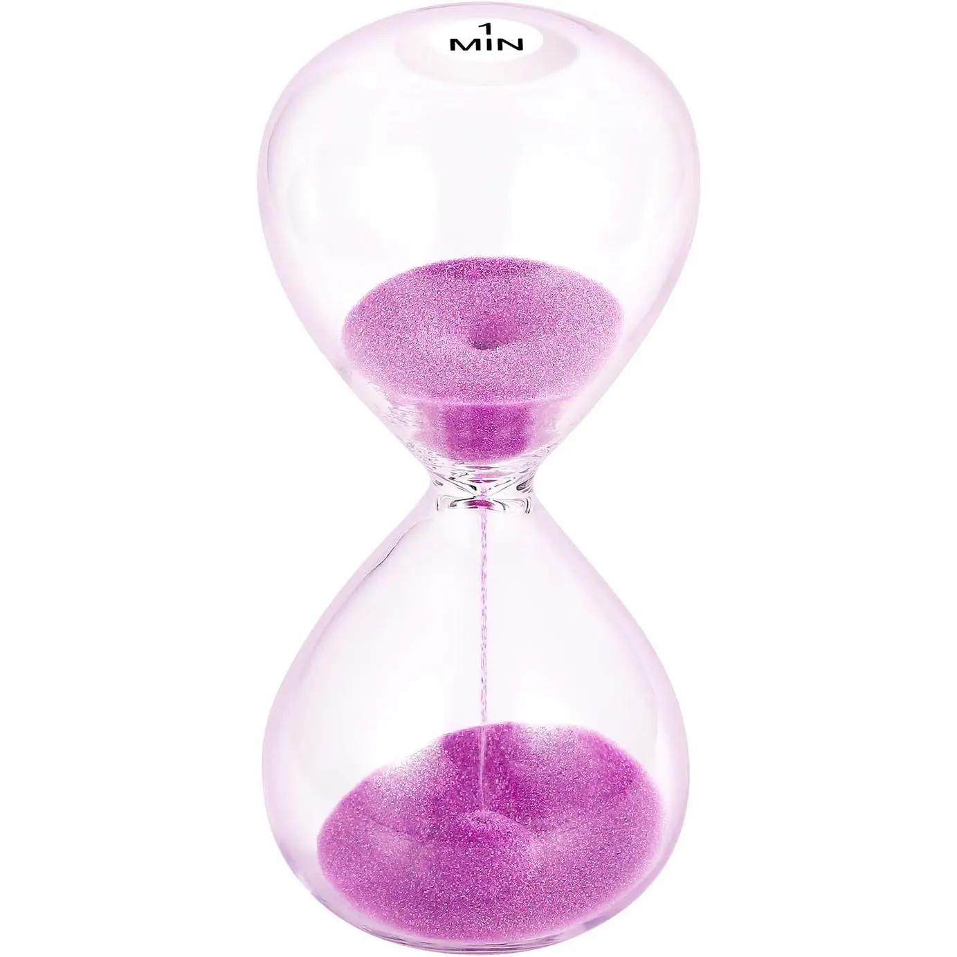 Sand Timer 1 Minute Hourglass, 5.1 Inch  Sand Clock1 Min, Reloj De Arenai  Minute, Hour Glass Sandglass for , Classroom, , Desk, Office Decoration