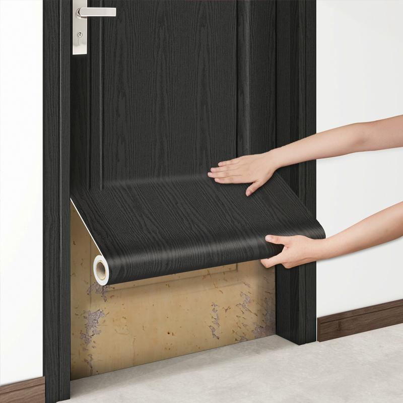 Wood Grain Pattern Wallpaper, Self-adhesive Wallpaper, Furniture Refurbished Sticker, Wall Decor for Home Living Room Bedroom