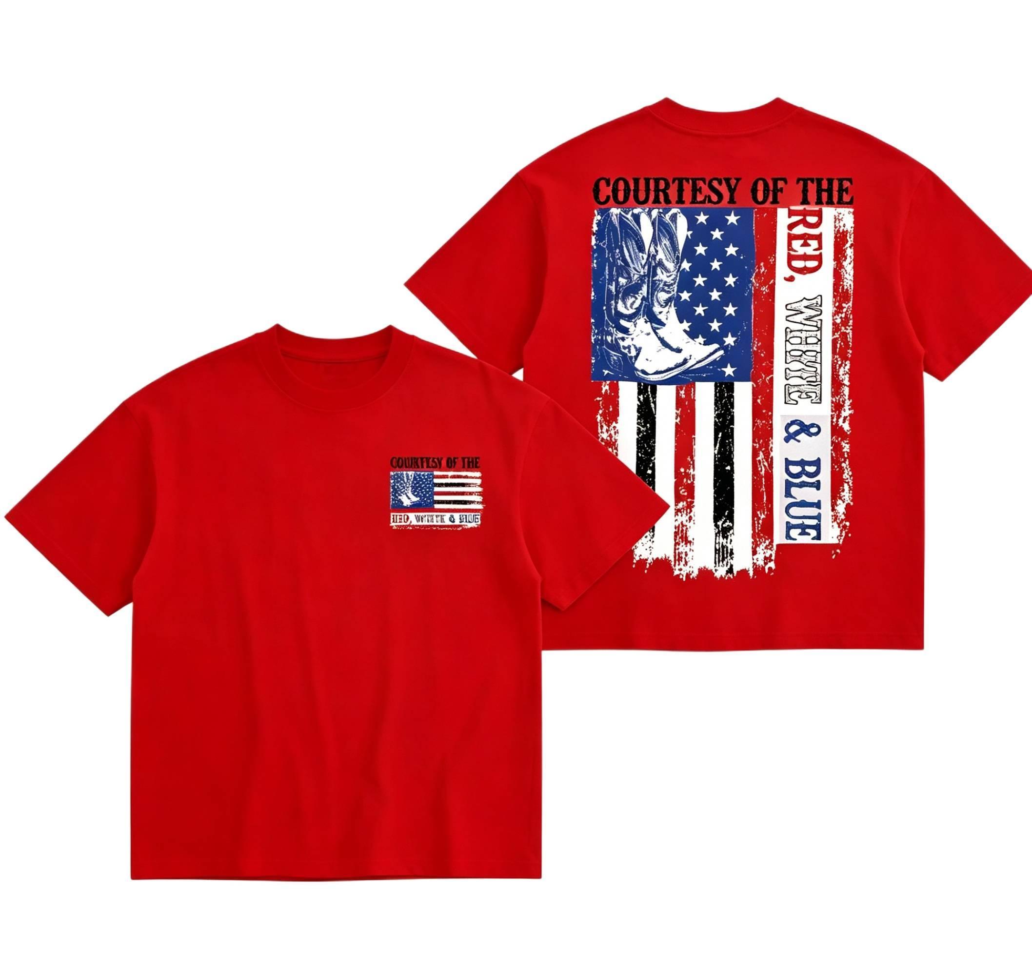 Ship Within 24 Hours Courtesy Of Red White And Blue 250th Anniversary Flags Shirt American Ride Sweater Unisex American Country Music Hoodie Soft Cotton All Sizes For Men Women Patriotic Casual Daily Wear