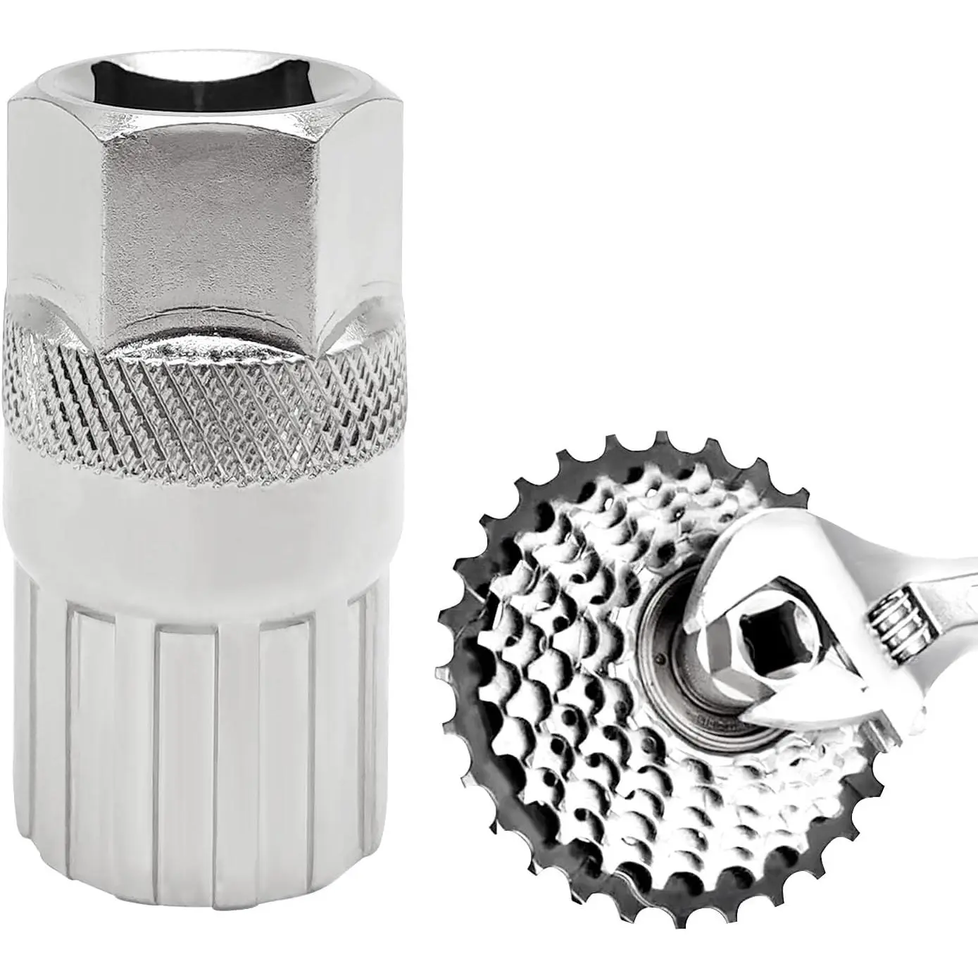 Quacc Bicycle Freewheel Remover Tool, Bike Freewheel Repair | Mountain Bike Cassette Removal Tool, Compatible with Shimano, Sunrace, DNP and Other 12 Spline Freewheels