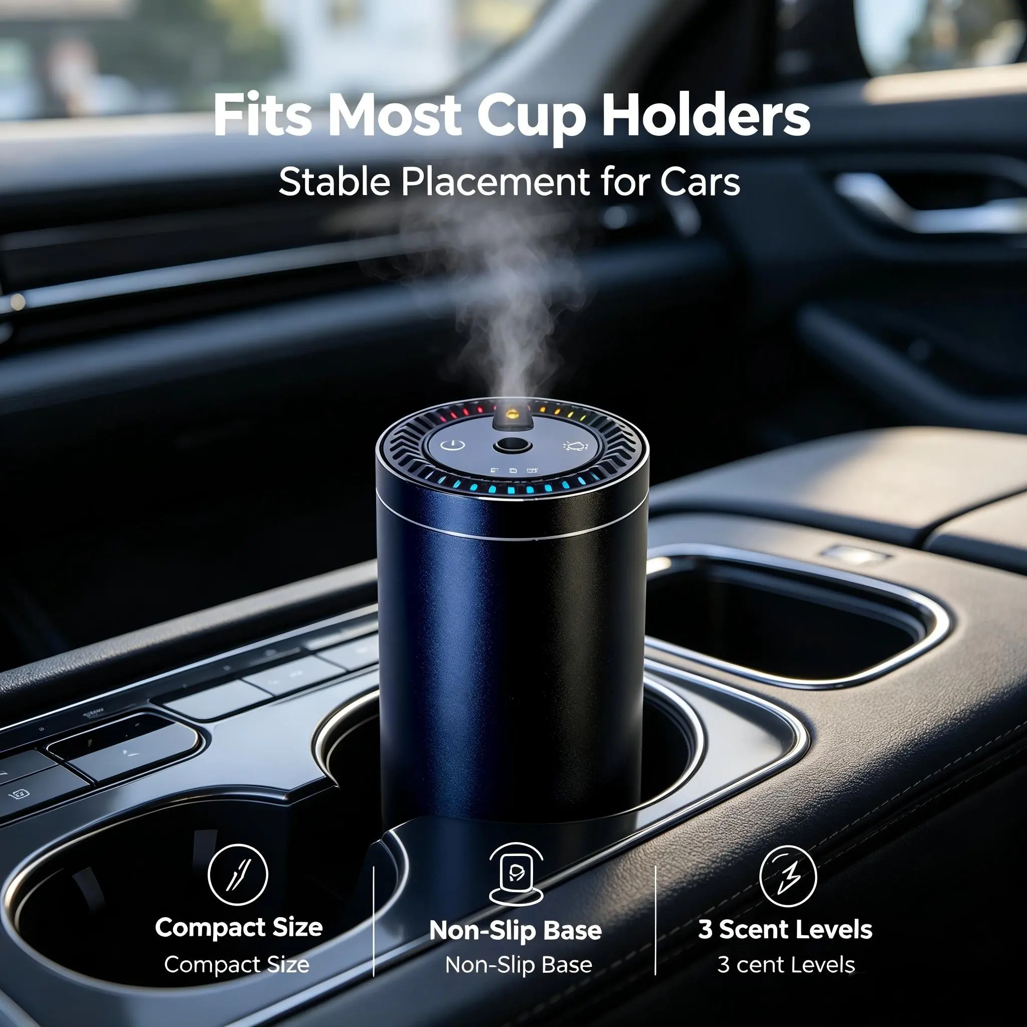 2026 New Smart Diffuser, Includes 60ML Cologne Oil, 3 Modes, 8 Ambient Lights, Starry Sky Air Freshener, Home, Car, Office Use