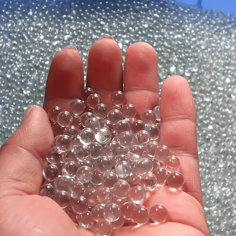 200 Transparent Smooth Round Glass Beads for Aquarium Decor, Non-Toxic Freshwater/seawater, Vase Filler, Easy Clean, Long-Lasting, Mother's Day Gift