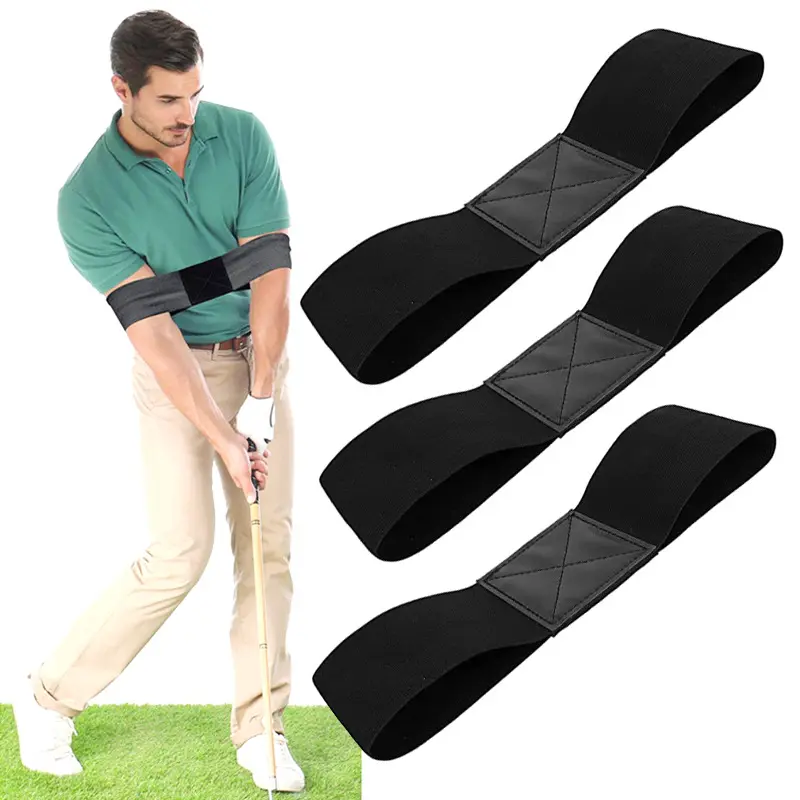 Arttodo Golf Arm Band and Wrist Strap, Golf Training Aid, Arm Trainer to Improve Consistency, Sync Arms and Body, Practice Aid for All Level Golfers