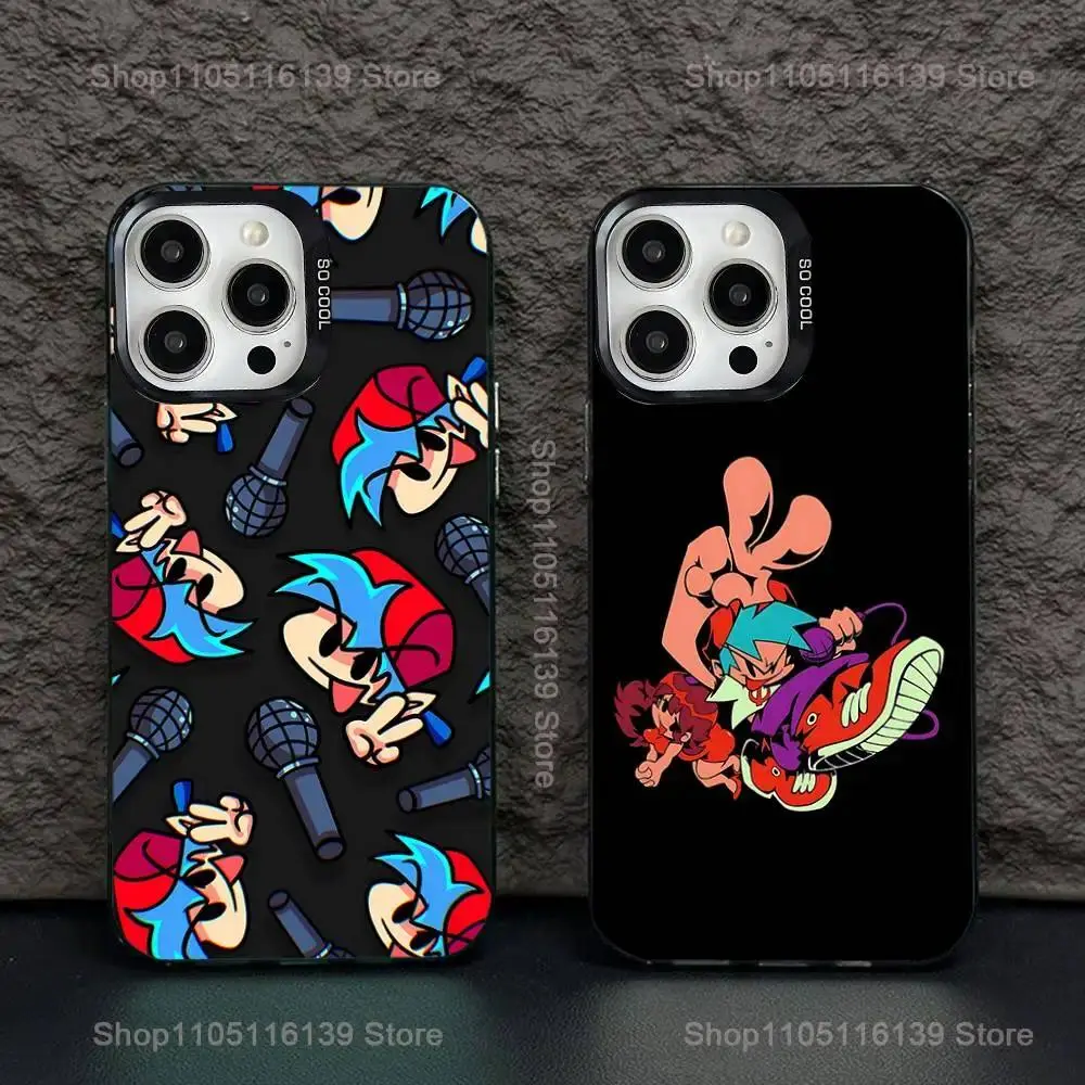 Friday Night Funkin Game Phone Case Black Candy Matte Shockproof Cover For iPhone 11-17 Pro Max/Plus & Samsung Galaxy S23-S25 Gaming Protective Case