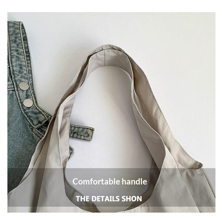 New Fashion Simple Shoulder Bag Women Large Capacity Comfortable Versatile Texture Tote Bag Simple Casual Storage Handbag