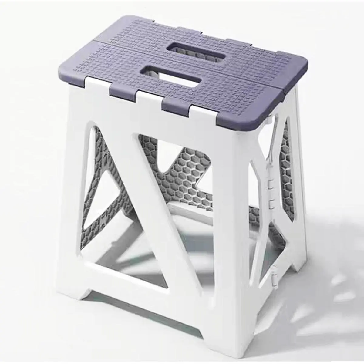 Foldable Bath Shower Safety Chair Seat Grey, Foldable and Anti-Slip Bench Bathtub Stool for Elderly or Seniors, Foldable ShowerChair 15.7" H Grey, Seat Size 12.4" x 8.3"