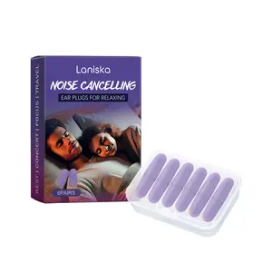 Laniska Sleep Care Ear Plugs – Helps improve sleep quality.Portable for daily use, providing soothing sleep care.