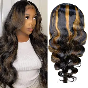 V Part Wig Human Hair  Wave Upgrade Glueless Wigs Human Hair U partVpart Human Hair Wig Beginner Friendly Real Hair wigs for Women 180% Density 18inch #1b-30