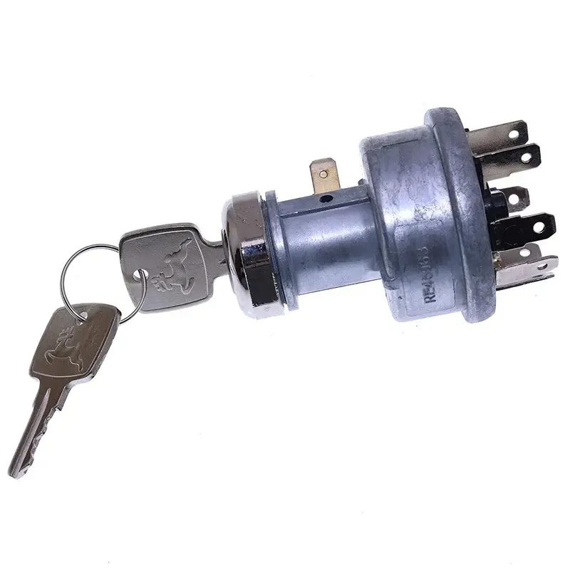 FridayParts Ignition Switch With Keys RE45963 for John Deere 5105 5200 5205 5210 5220 5300 5310 5400 5410