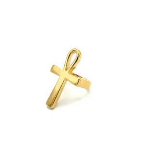 Ankh Ring - Ancient Egyptian Symbol of Life and Power Stainless Steel
