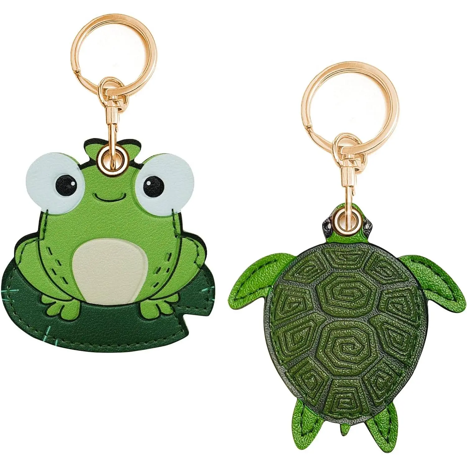 2 Pack Leather  Case Holder | Cute Kawaii Accessories, Suitable for Airtag