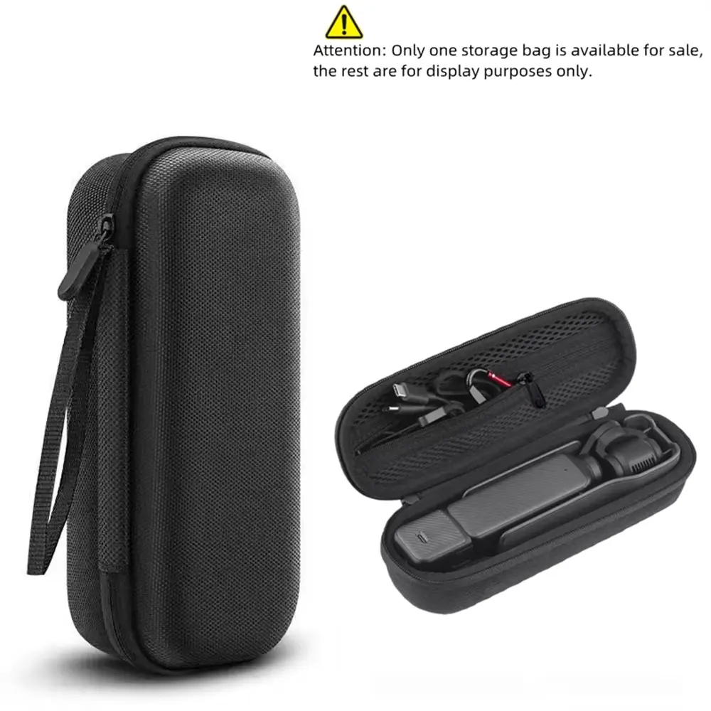 Portable Carrying Case for DJI OSMO Pocket 3/4/Xtra Muse Accessories Hard Shell Protective Bag Box with Hand Strap Protector