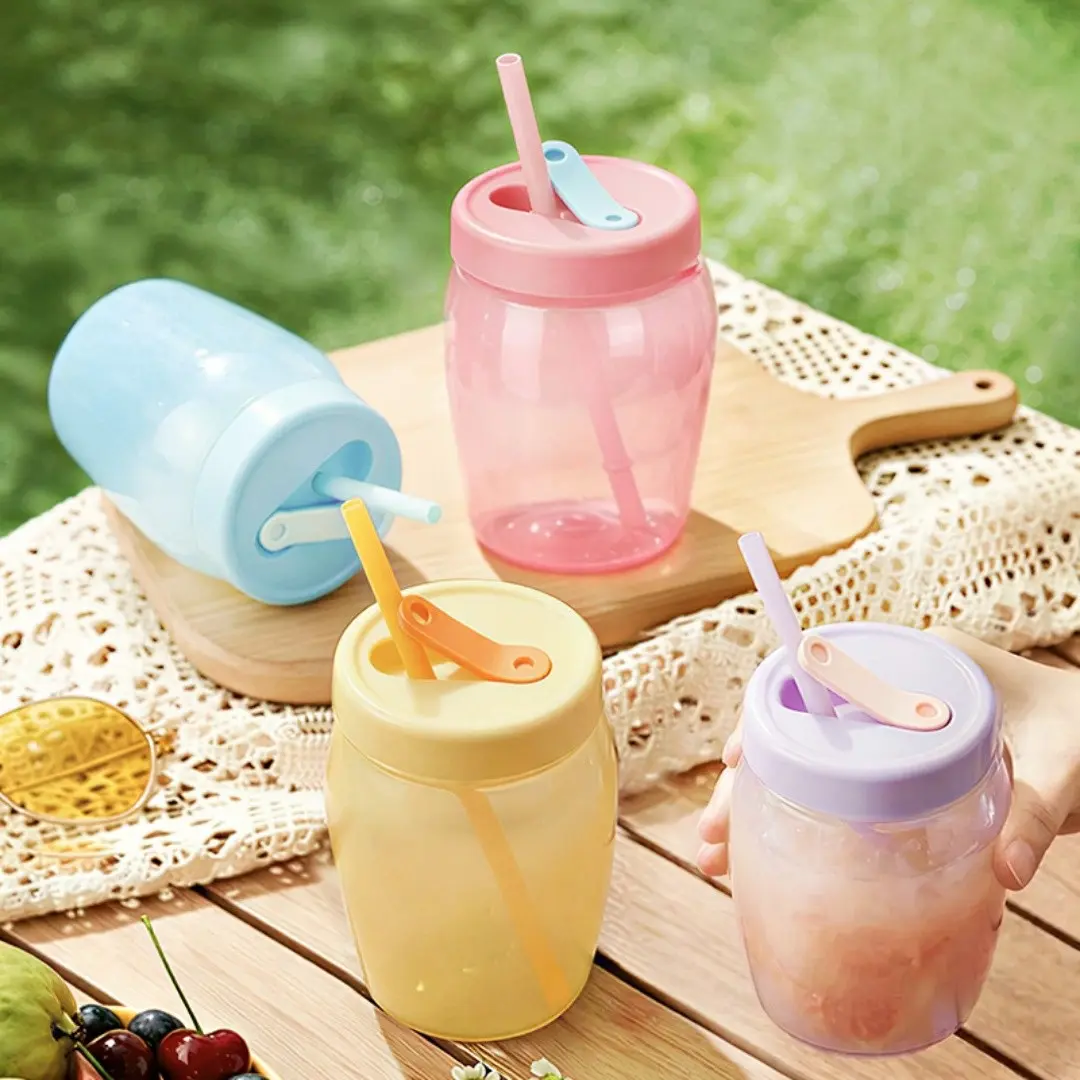 Reusable Airtight Sipping Can Water Bottle, Lightweight Portable Cup for Gym, Picnic, Commute, Holds Coffee, Milk & Cold Beverages