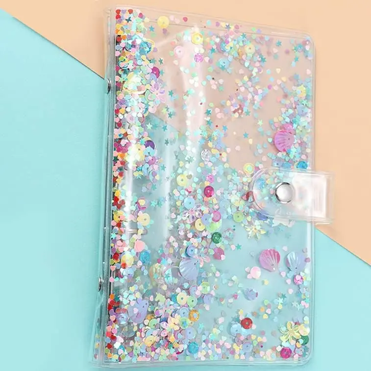 A6 Notebook Binder, Savings Binder,  Saving Record Folder (Transparent) (Transparent WK)