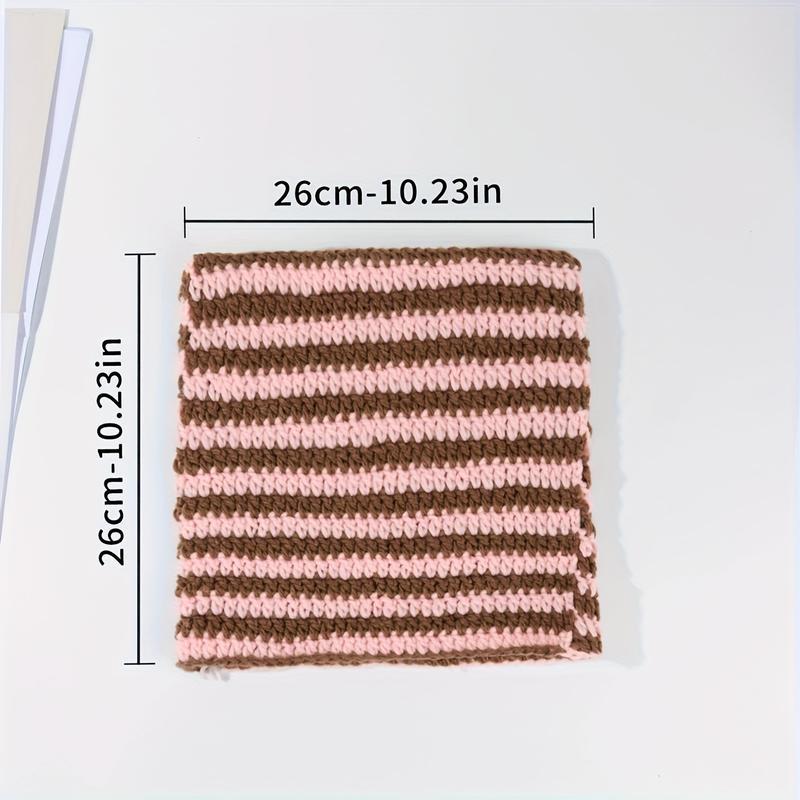 1pc Little Devil Cat Ear Pure Handmade Crochet Knitting Bean Hat Unisex Outdoor Street Casual Fashion Hip-hop Hat Cool Versatile Hood Machine Washable