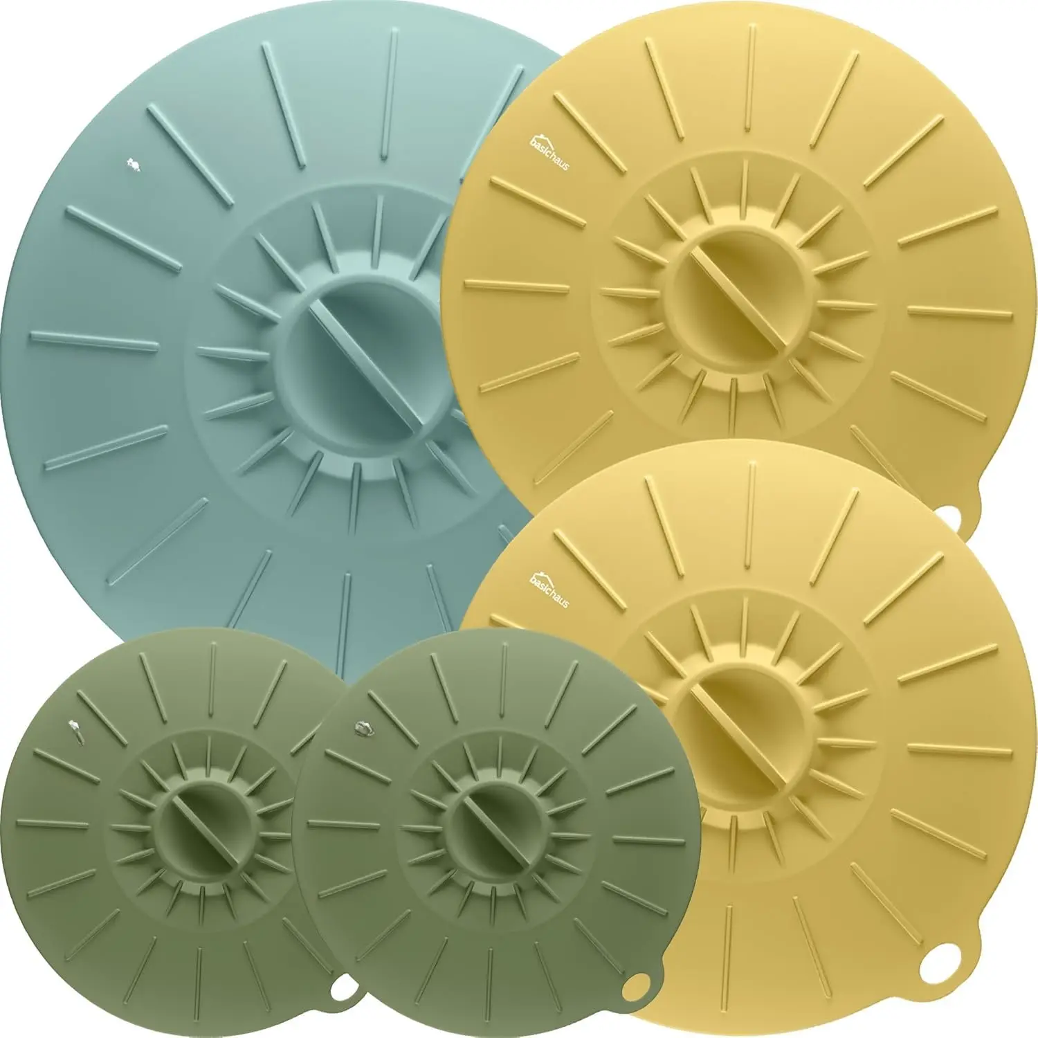 for  Storage - 5 Pack - 3 Sizes -  Grade -   Bowl Covers for Pots and Pans - Microwave Splatter Cover - Fits Cups, Plates, Stove, Oven, Fridge, Dishwasher Safe