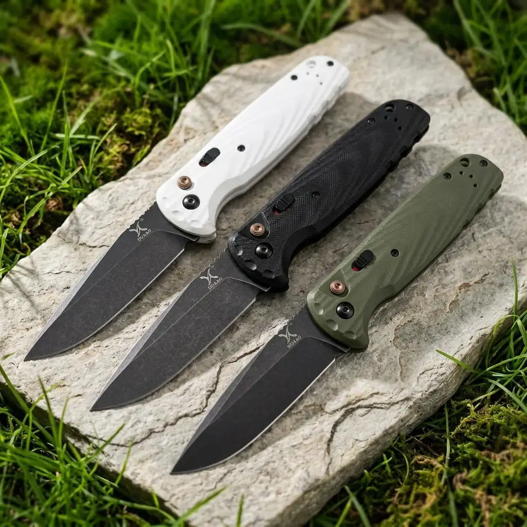 4300 Compact Multi-Function Folding Knife - D2 Steel Blade, G10 Handle, High Hardness, Portable, Precision Tool for Outdoor Tasks, EDC Gift for Men (Sports & Outdoor Camping Use), Camping Hiking